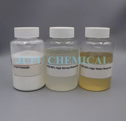 Campuran Beton Siap Pakai Polycarboxylate Superplasticizer Pce 50% Slump Retention