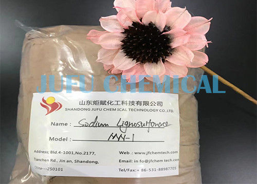 Bubuk Sodium Lignin Sulfonate SGS Ready Mix Campuran Beton Jerami Pulp Lignin